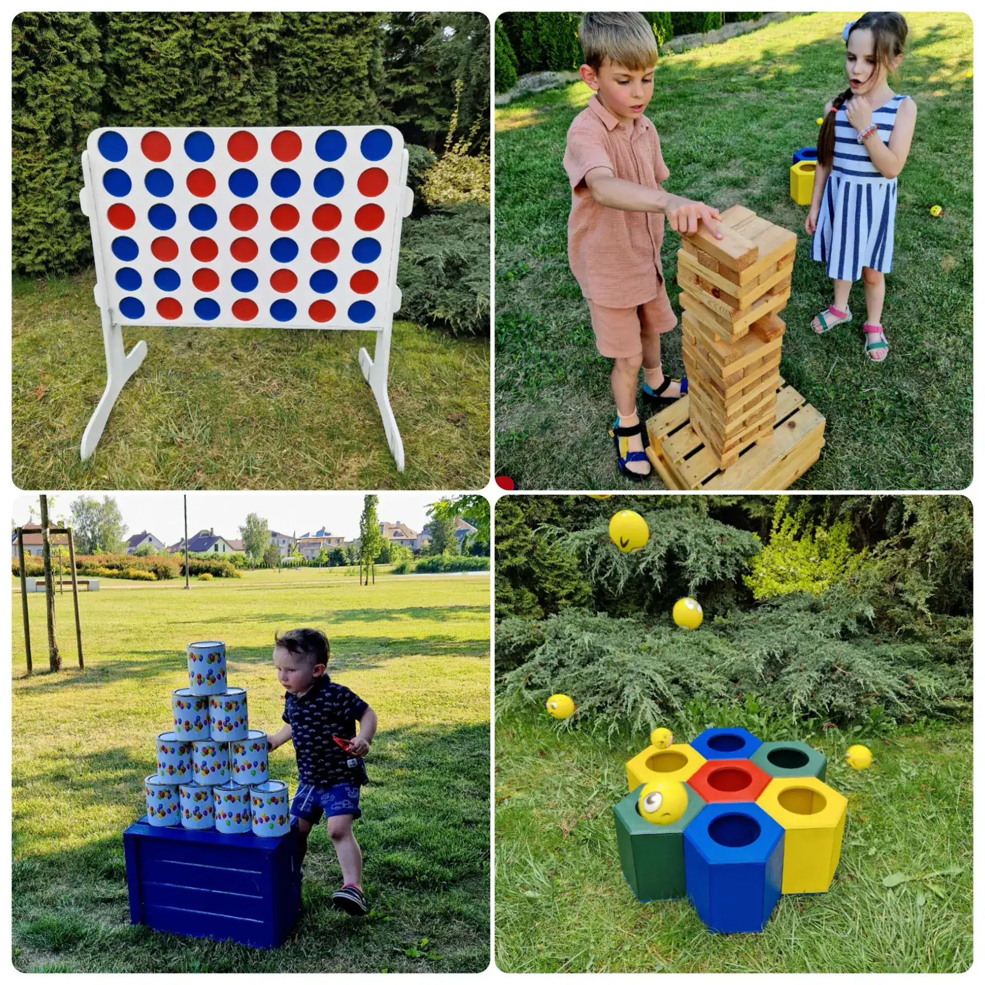 Vaikų žaidimų rinkinys (4 žaidimai)